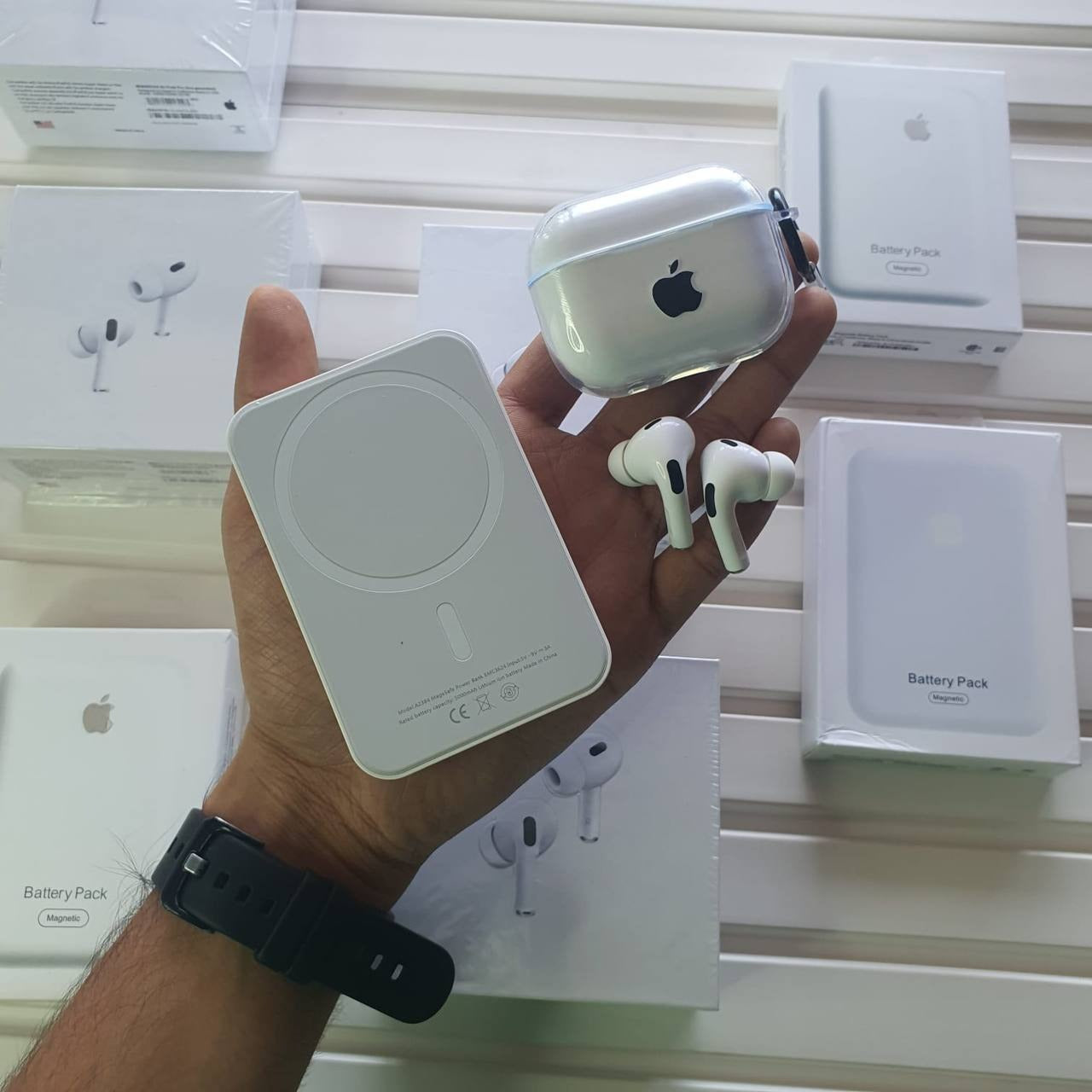 Pods Pro 2. Type C, 100% Working ANC & Transparency. USA Import, Highest Quality - 1 Year Warranty & Free Silicone Cover