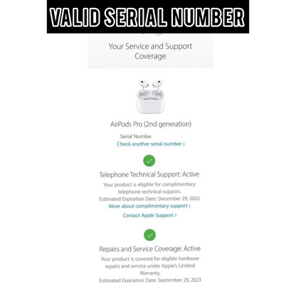Pro 2nd Gen with 100% Working ANC & Valid Serial No. (USA Import. Highest Master Quality) - 1 Yr Warranty & Free Silicone Cover.