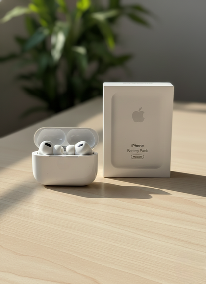 Combo of Latest Pods Pro 3 (2025 release) + MagPack - Master quality, USA import | All features working, Active serial no. | 1 Yr warranty