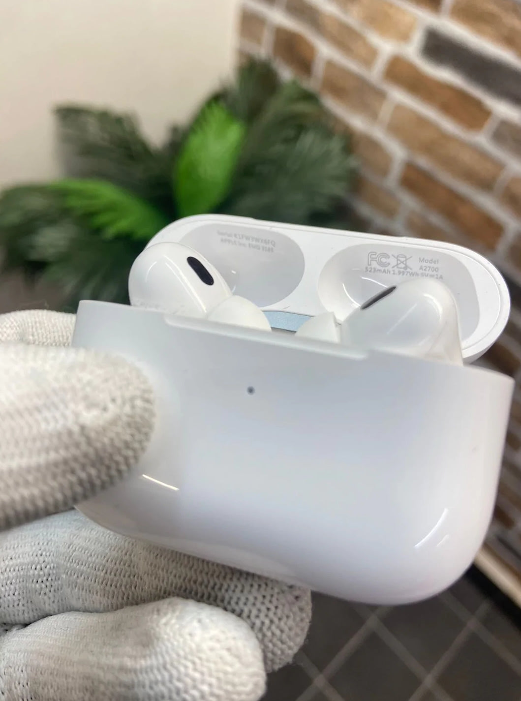 AirPods Pro 2nd Gen USB C with 100% Working ANC & Valid Serial No. (USA  Import. Highest Master Quality) - 1 Yr Warranty & Free Silicone Cover.